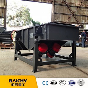 [Hot Item] 2 Decks Vibro Sand Gravel Screening Separator Sifter Machine Automatic Linear Vibration Screen Sieve Wood Chip Screen