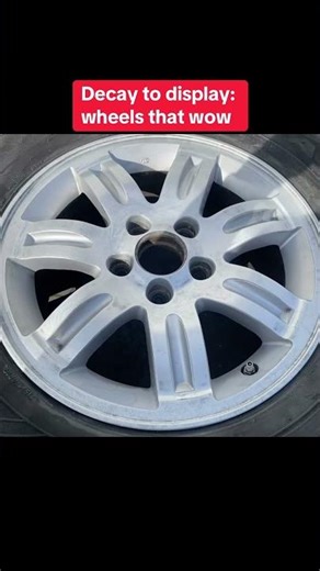 This Wheel Went From Trash to Treasure #restoration #detailing #beforeandafter