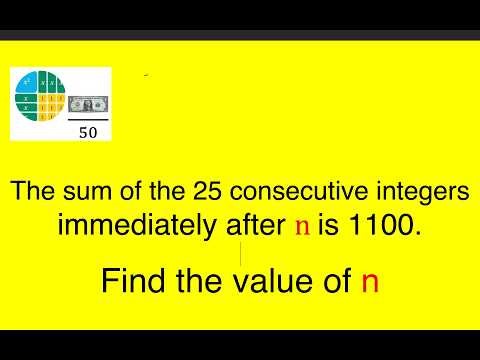 The sum of the 25 consecutive integers immediately after n is 1100. Find the value of n