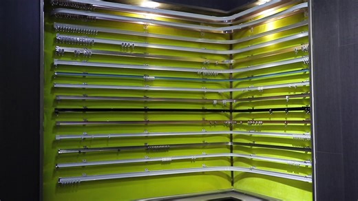 5 Meters (16FT) PVC Plastic Curtain Rail Flexible Bendable Ceiling Curtain Track