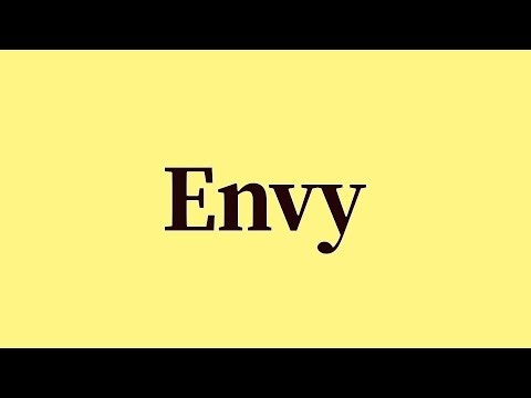 Envy Pronunciation and Meaning
