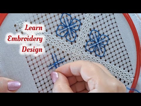 Hand embroidery : embroidery design step by step for beginners ♥️
