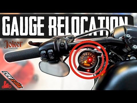 Harley Sportster Gauge Relocation