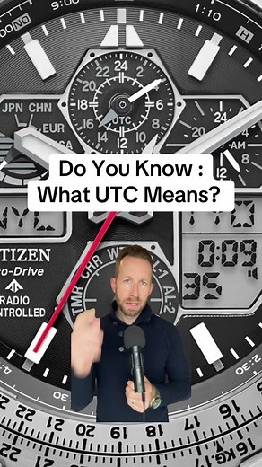 A lesson…in UTC! Time to get CLOCKWISE⏰! #storytok #citizenwatch #utc #pilotwatch
