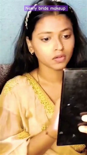 newly Indian bride makeup look after wedding 💒#ashortaday #makeup #reels #newbridemakeup #ytshort
