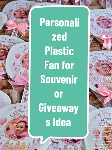 Affordable Personalized Plastic Fans for Souvenirs