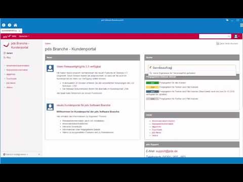 pds Kundenportal nutzen - Anleitungsvideo | Tutorial pds Software