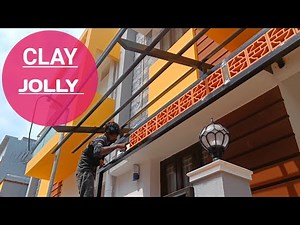 Vietnam clay Jolly how to fixing clay Jali || Mangalore Tile material and price details