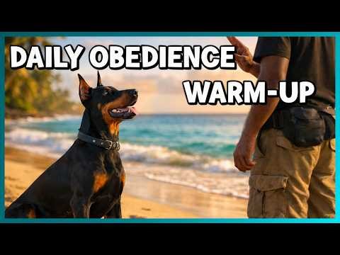 My Go-To Doberman Obedience Routine Before Training