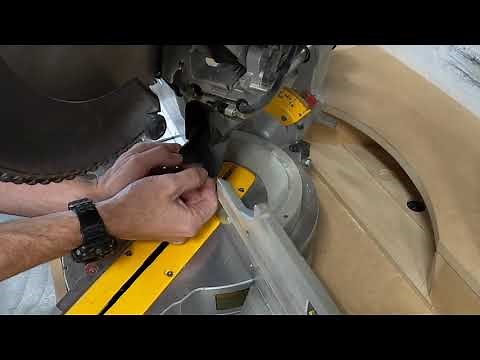 DeWalt Miter Saw Easy Dust Collection Mod!