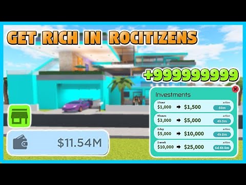 How to get RICH in Rocitizens FAST *UNLIMITED MONEY* READ DESCRIPTION