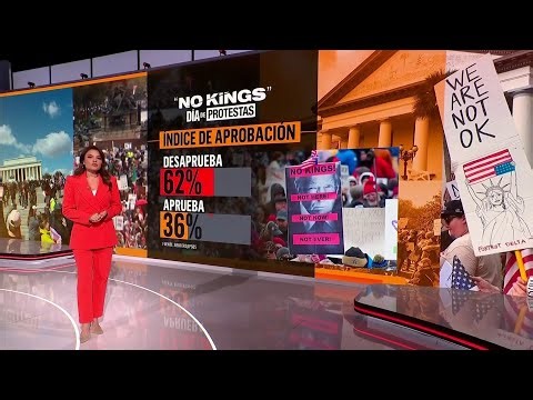 Marchas 'No Kings': abundan mujeres blancas, universitarias y de mediana edad | Noticias Telemundo