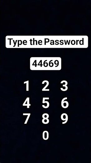 Type the password fast