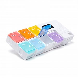 [Hot Item] New Design Electronic Weekly Pill Box Portable 7 Day Pill Container