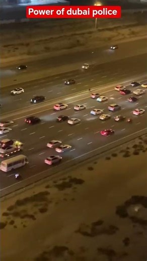 power of dubai police... #dubai #dubaipolice #travel #rules #law