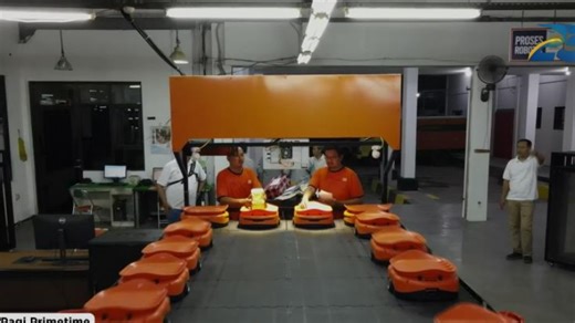 PT Pos Indonesia Luncurkan Mesin Sortir Robotik