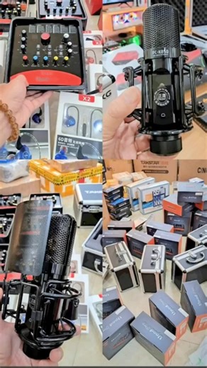 Sound Card Icon Upod Pro Màu Đỏ Đen, Tích Hợp 72 Chế Độ Vang, Dùng Nguồn 48V, Kết Hợp Được Phần Mềm Autotune