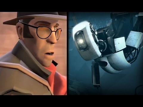 GLaDOS and The Sniper; In Love For 27 Years