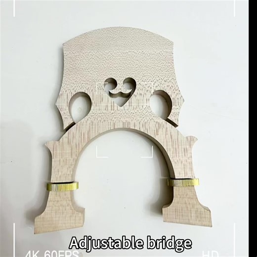 Made in China cello accessories factory maple adjustable cello bridge