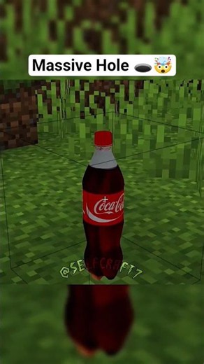 Testing COKE TNT in Minecraft! 🤯🥤💥 #tnt #gaming #mcpe #minecraft #explosion