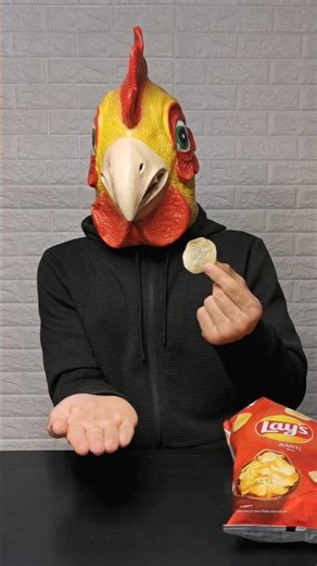 Exploding Potato chip with Finger #shorts