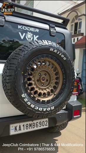 New Look for Mahindra Thar 3-Door | Proman Bumper, Roof Rack & Hinges – JeepClub Coimbatore