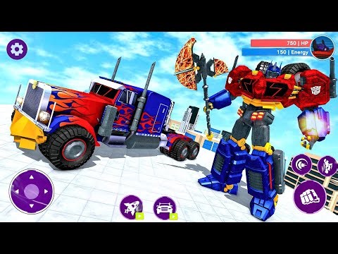 Robot War Transform Game | Optimus Prime Truck Jet Transformation Game 2026 - Android Gameplay