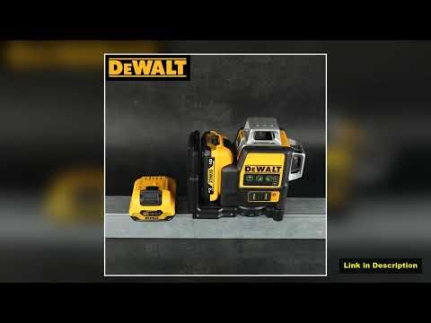Dewalt DW089LG 12 Line Laser Level 3 Side 360 Degree Vertical Horizontal Green Light Level Meter