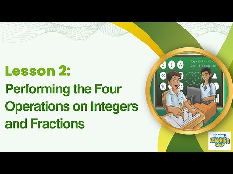 Lesson 2: Performing the Four Operations on Integers and Fractions