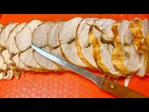 Oven roasted Turkey breast-Thanksgiving Dinner-tutorial on how to debone a turkey breast