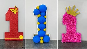 54K views · 934 reactions | 3D Number Decor Ideas for any occasion at home | MASS Art and Craft | Facebook