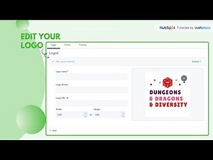 How-to edit your logo in HubSpot.