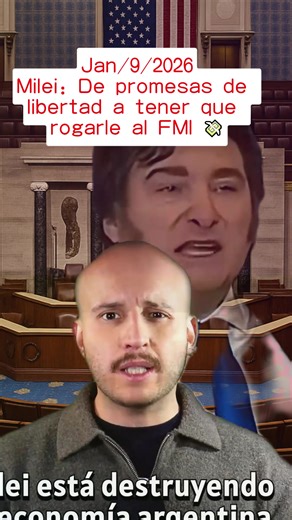 Milei: De promesas de libertad a tener que rogarle al FMI 💸🇦🇷 ¡Descubre su giro inesperado! #Milei #Economía #FMI #Argentina #CrisisEconómica