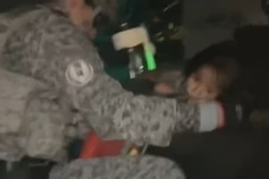 Incredible moment 4 kids lost in jungle for 40 days are airlifted to safety