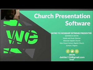 WorshipTools Presenter MasterClass