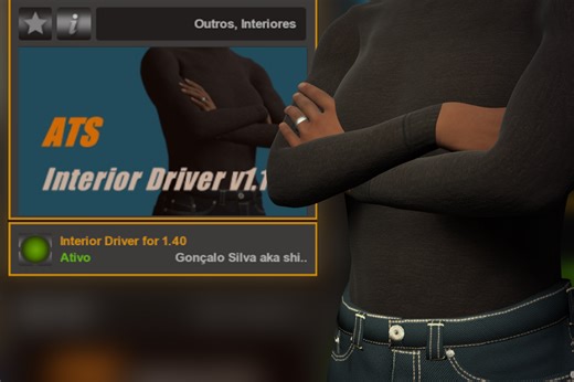ATS - Interior Driver Mod v1.10