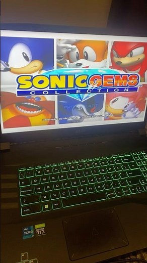 Sonic Gems Collection Title Screen #sonicthehedgehog #2005 #nintendogamecube #nostalgia #retro