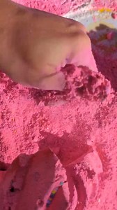 Pink dust 🩷💨 #asmr | A Powdery Mess