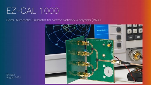 DIY VNA Electronic Calibration Tool with in-built Test Fixture