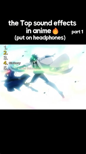 Top sound effects in animes (the last one🔥) part 1 #anime #edit #viral