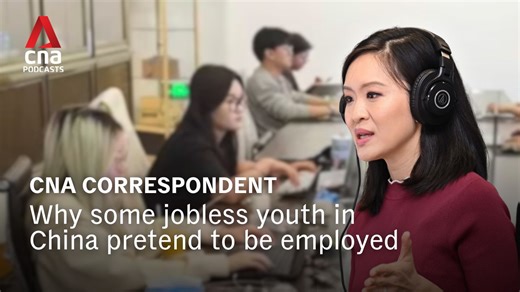 Instead of wallowing in self pity, some unemployed youth in China are pretending to work while waiting for real job opportunities. The CNA Correspondent podcast finds out why and how this has affected family dynamics. 🎧https://cna.asia/3JSDKIh | CNA