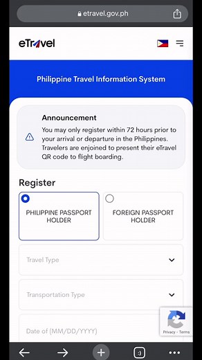 How to Fill Out E-Travel for Departure from the Philippines