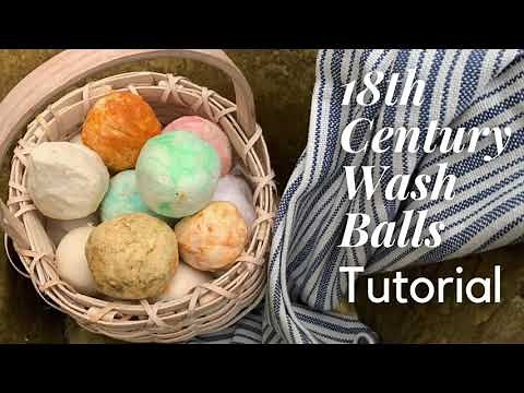 How to Make Colonial Wash Balls | Kid’s Craft | No Lye Required