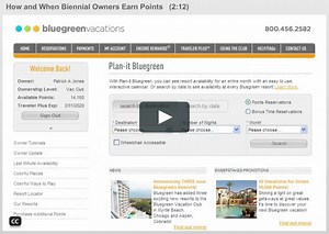 How Points Work for Biennial Club Owners Tutorial (2:12)
