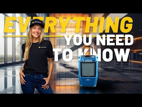 Dri-Eaz Dehumidifiers for Beginners || Basic Guide