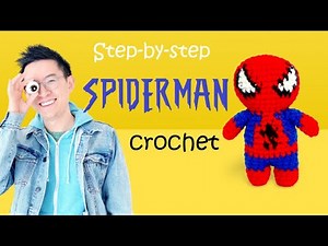 How to Crochet Spider-man - Amigurumi Spider man