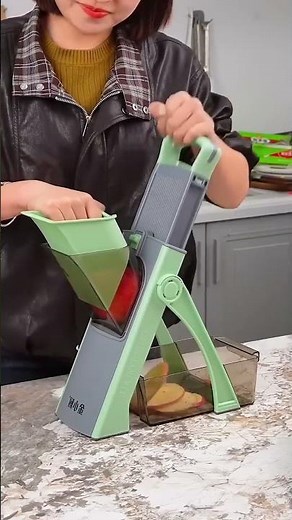 Mandoline slicer/Vegetable Chopper #kitchen #homegadgets #shopsmart #kitchengadgets