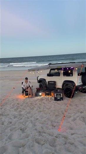 Set it up once… and your whole campsite changes. 💡🔥