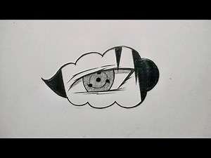 Easy drawing | How to draw Itachi eye step by step