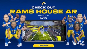 Rams and ARound introduce the next generation of stadium augmented reality sponsored by SoFi